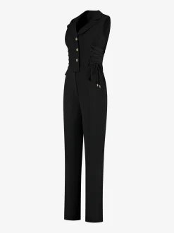 Aansluitende jumpsuit met veter details