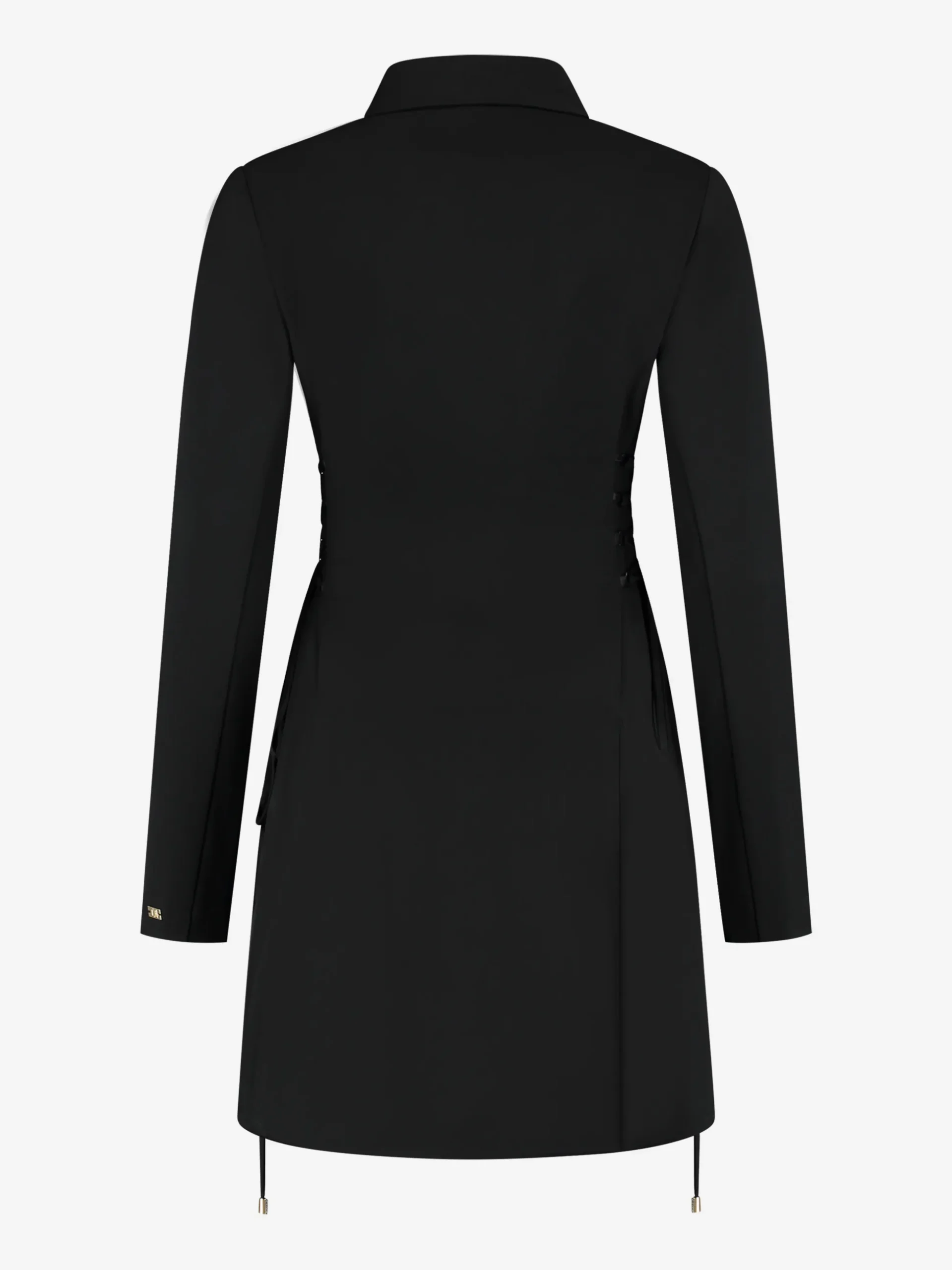 Aansluitende jurk met veter details