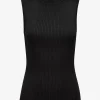 Aansluitende tank top met glitters