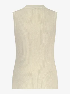 Aansluitende tank top met glitters