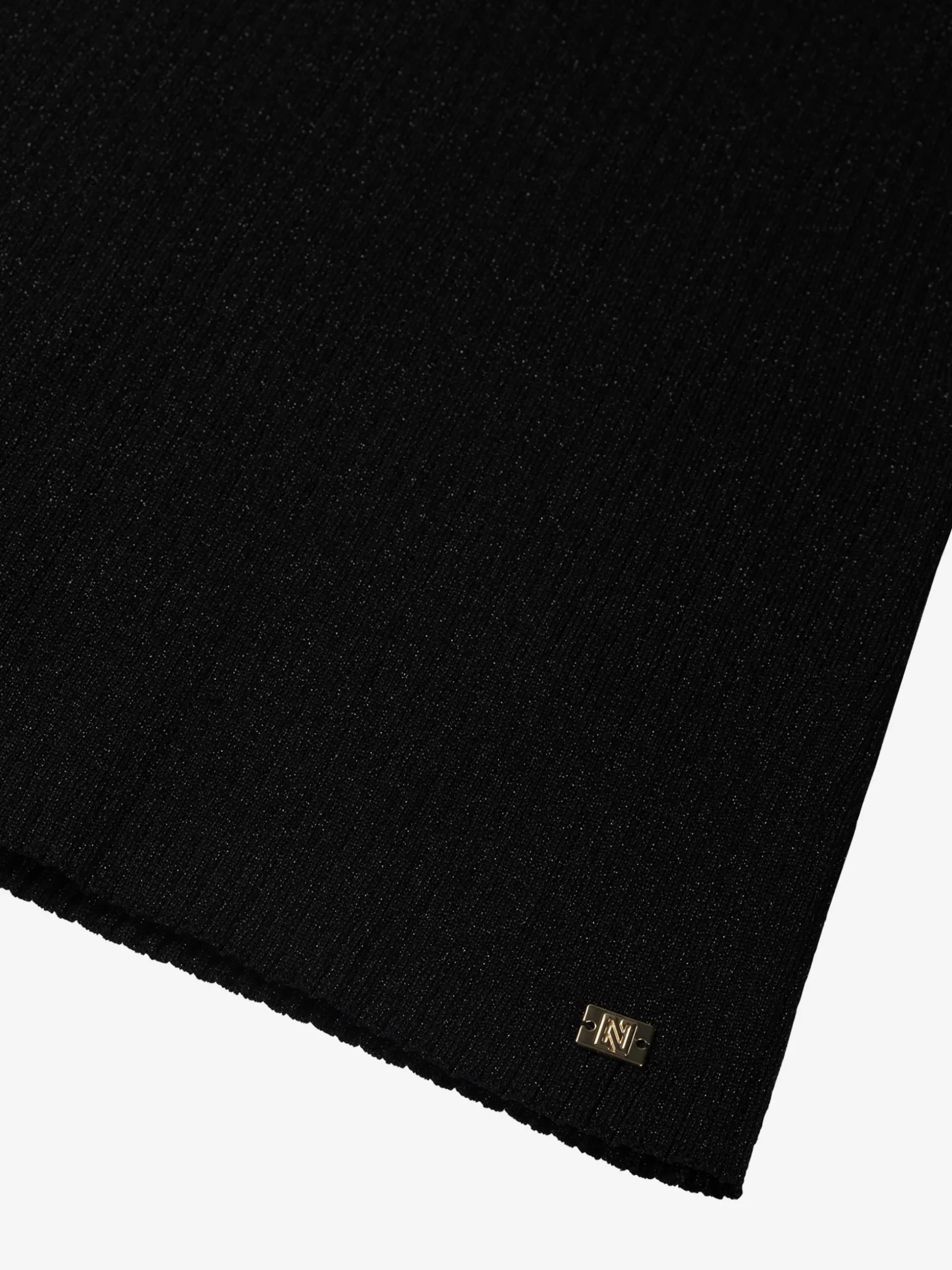 Aansluitende tank top met glitters