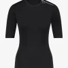 Aansluitende top met rits detail