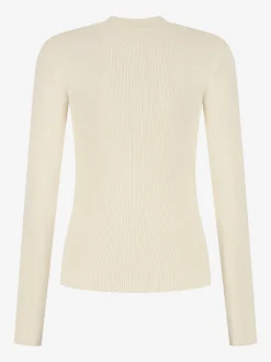 Aansluitende top met veter detail