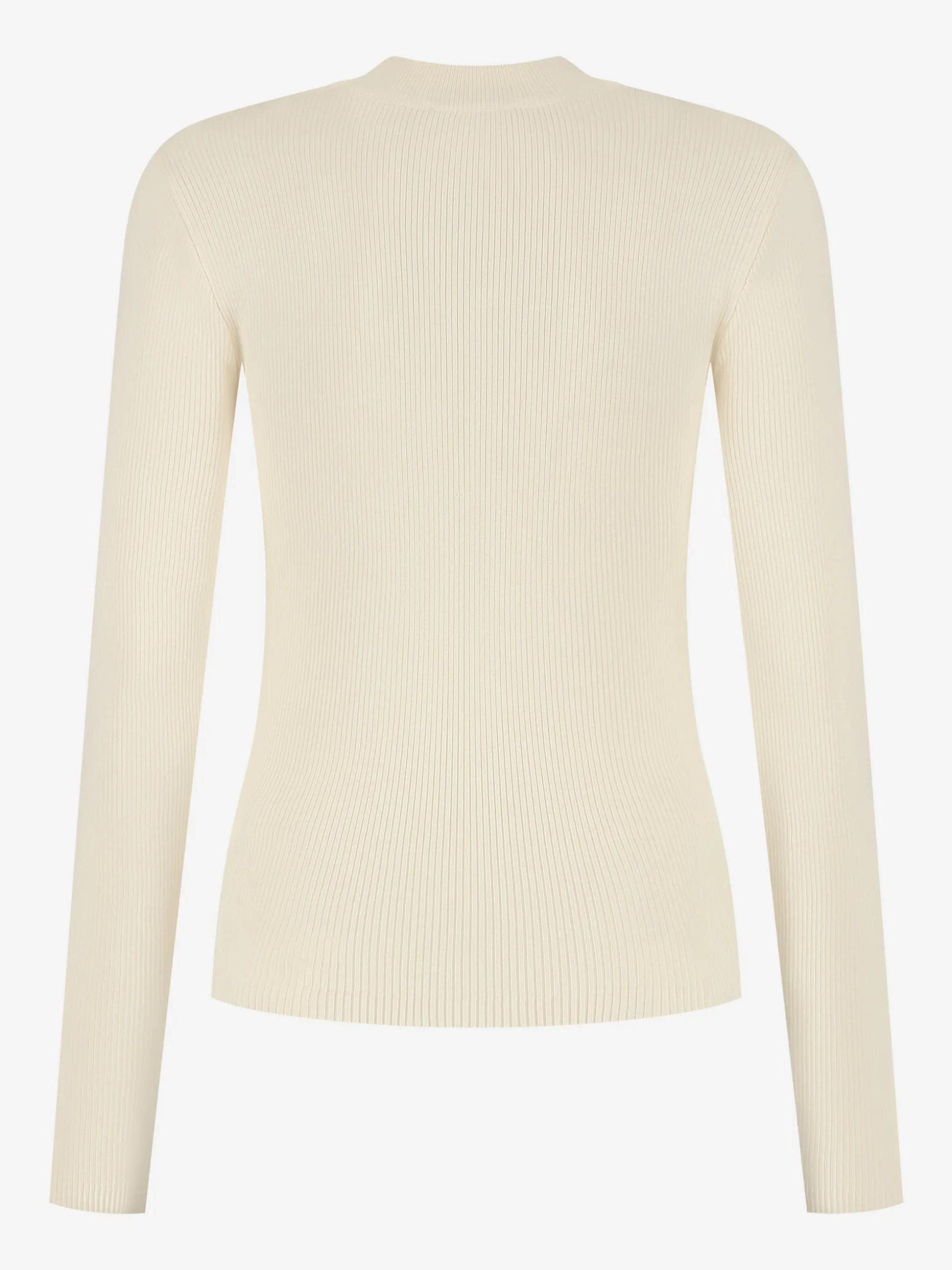 Aansluitende top met veter detail