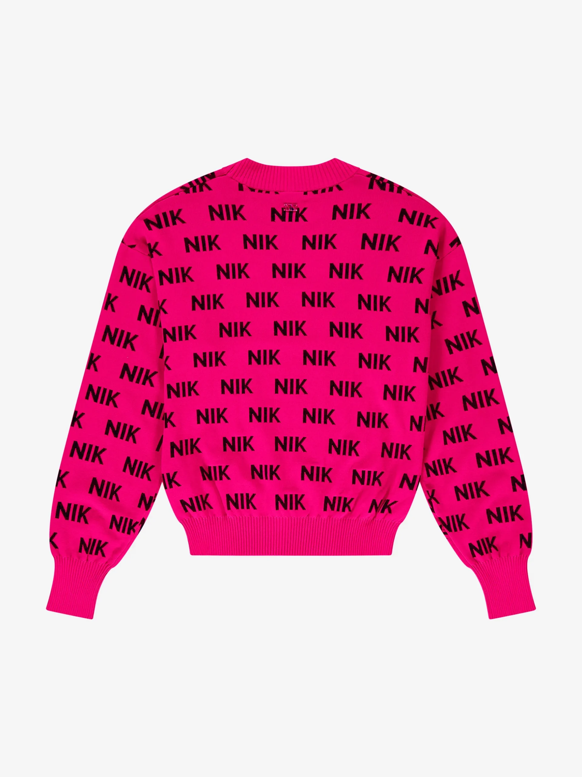 Aansluitende trui met NIK&NIK logo patroon