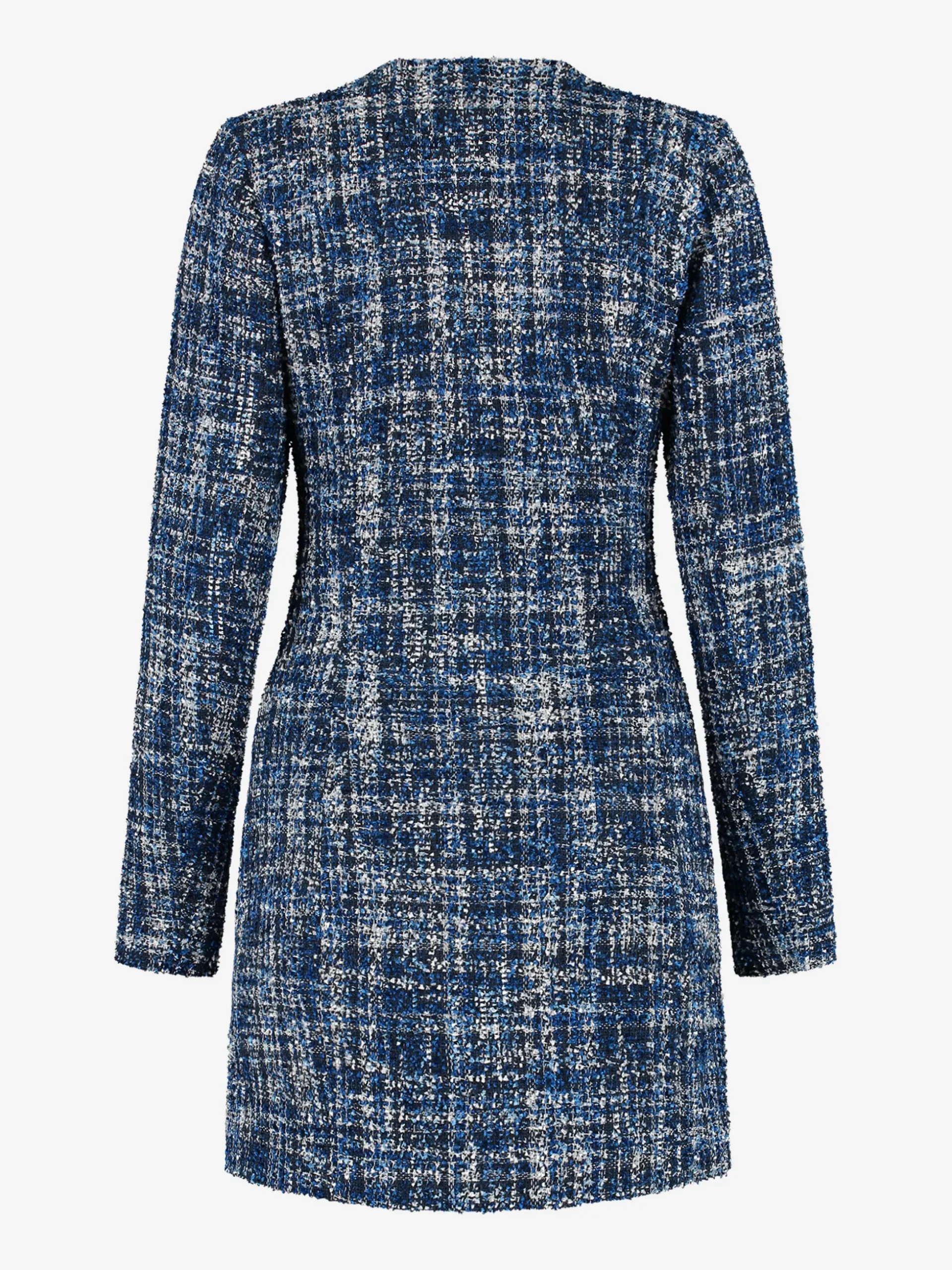 Aansluitende tweed jurk