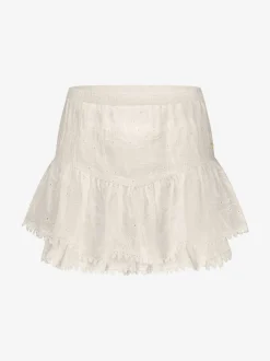 A-lijn skort van broderie anglaise