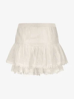 A-lijn skort van broderie anglaise