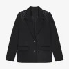 Blazer met glitter studs