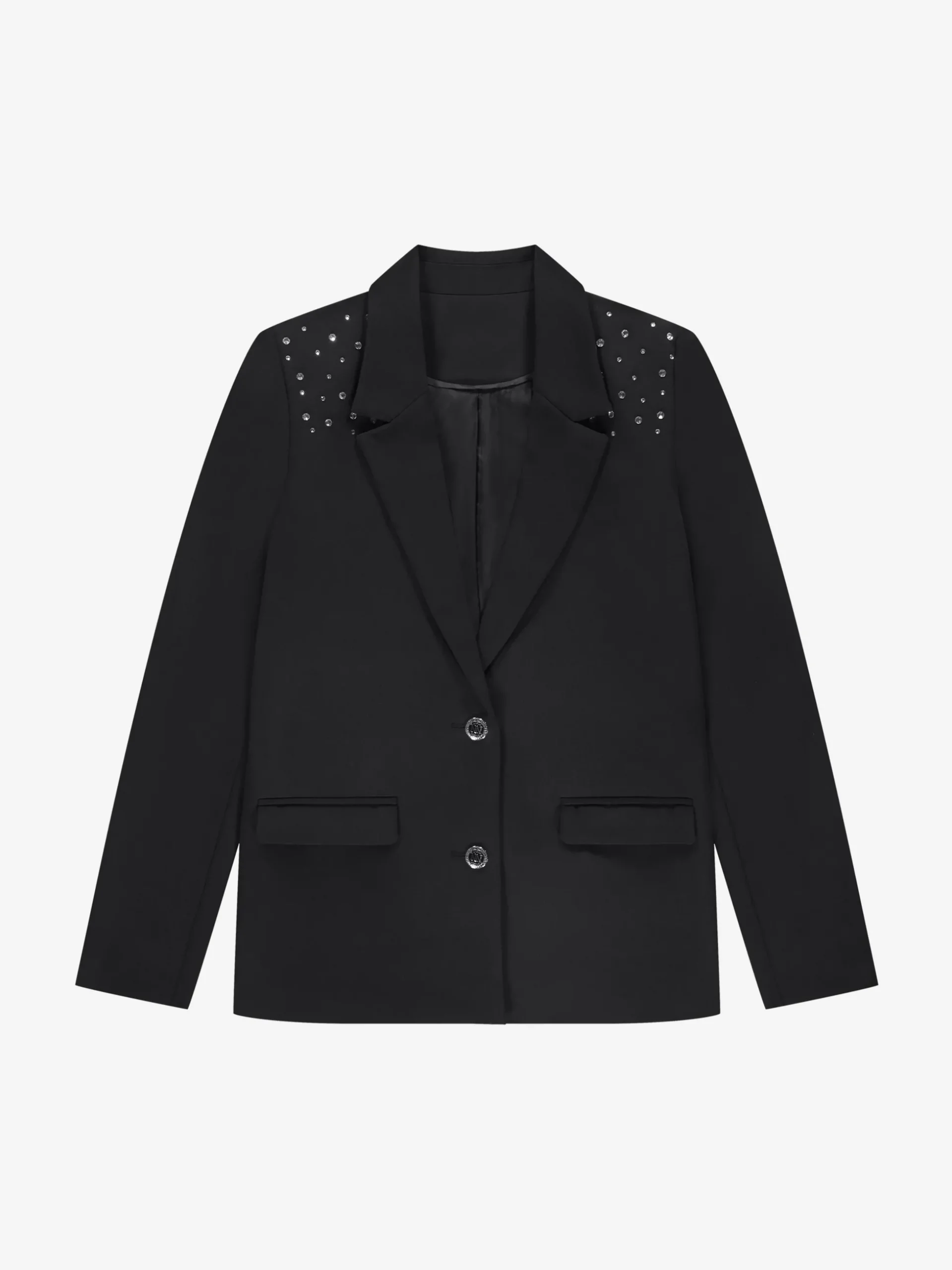 Blazer met glitter studs
