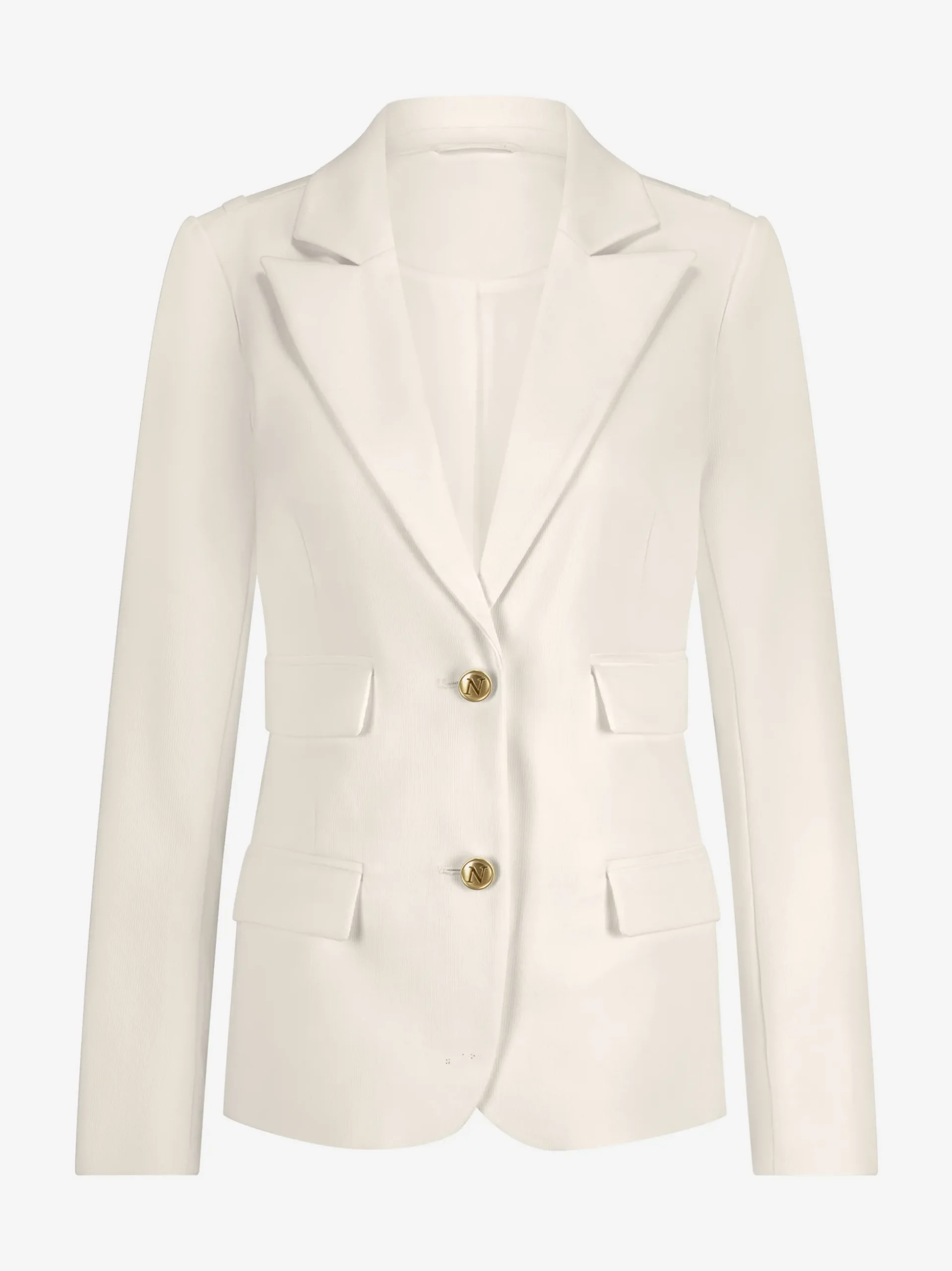 Blazer met N-knopen en dubbele klepzakken