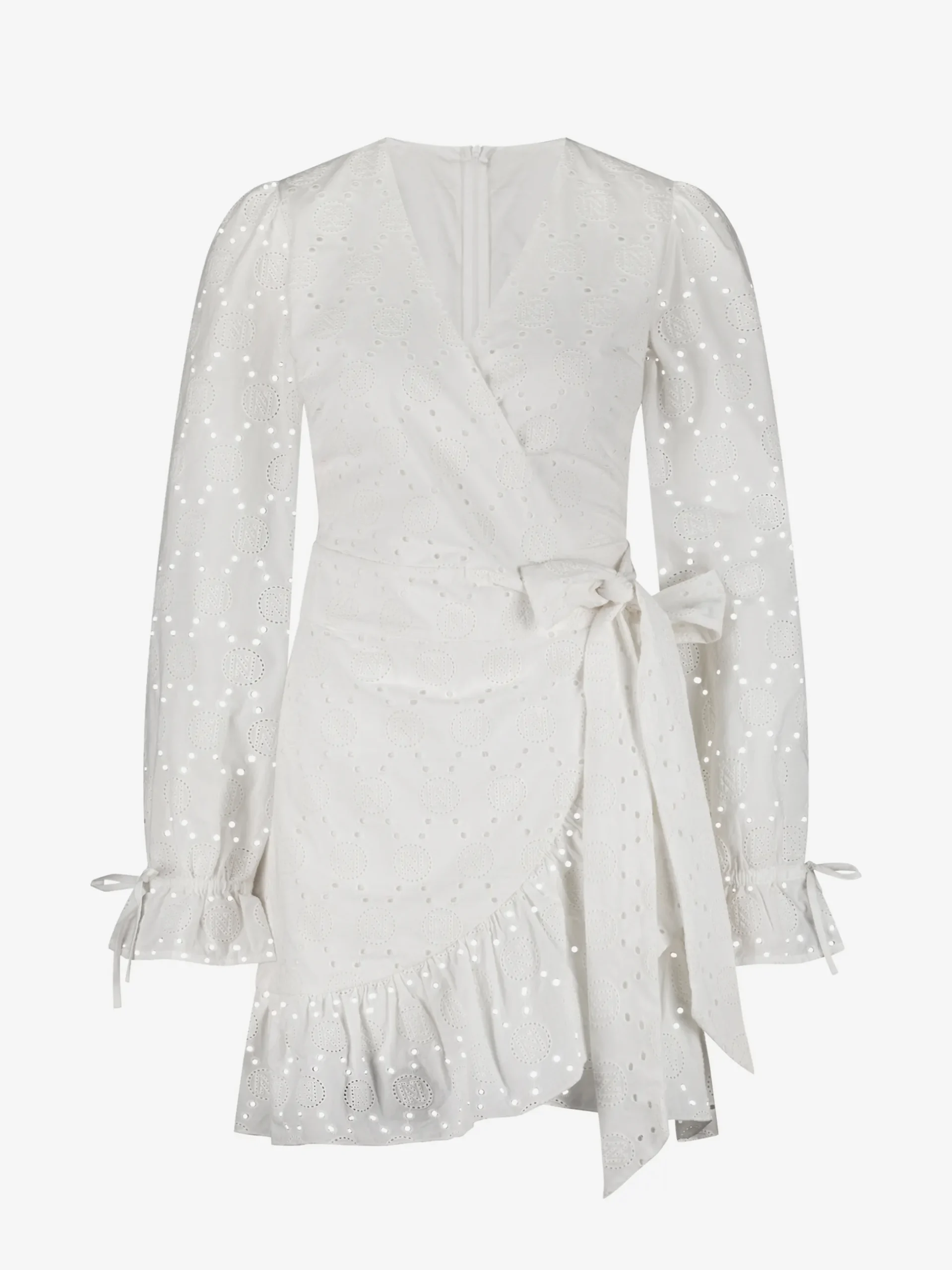 Broderie anglaise wikkeljurk