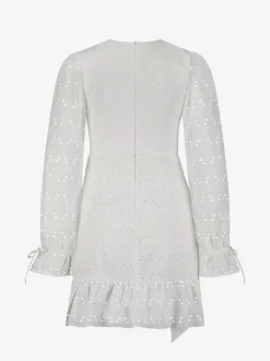 Broderie anglaise wikkeljurk