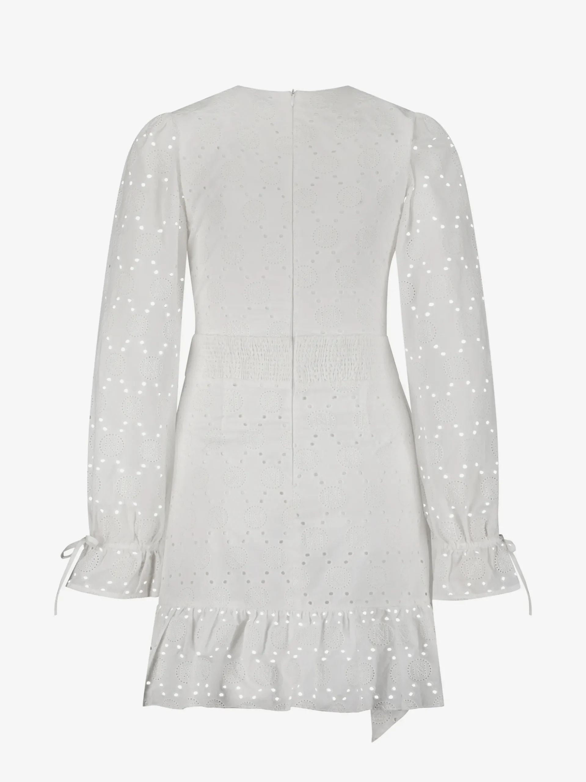 Broderie anglaise wikkeljurk