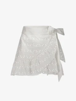Broderie anglaise wikkelrok
