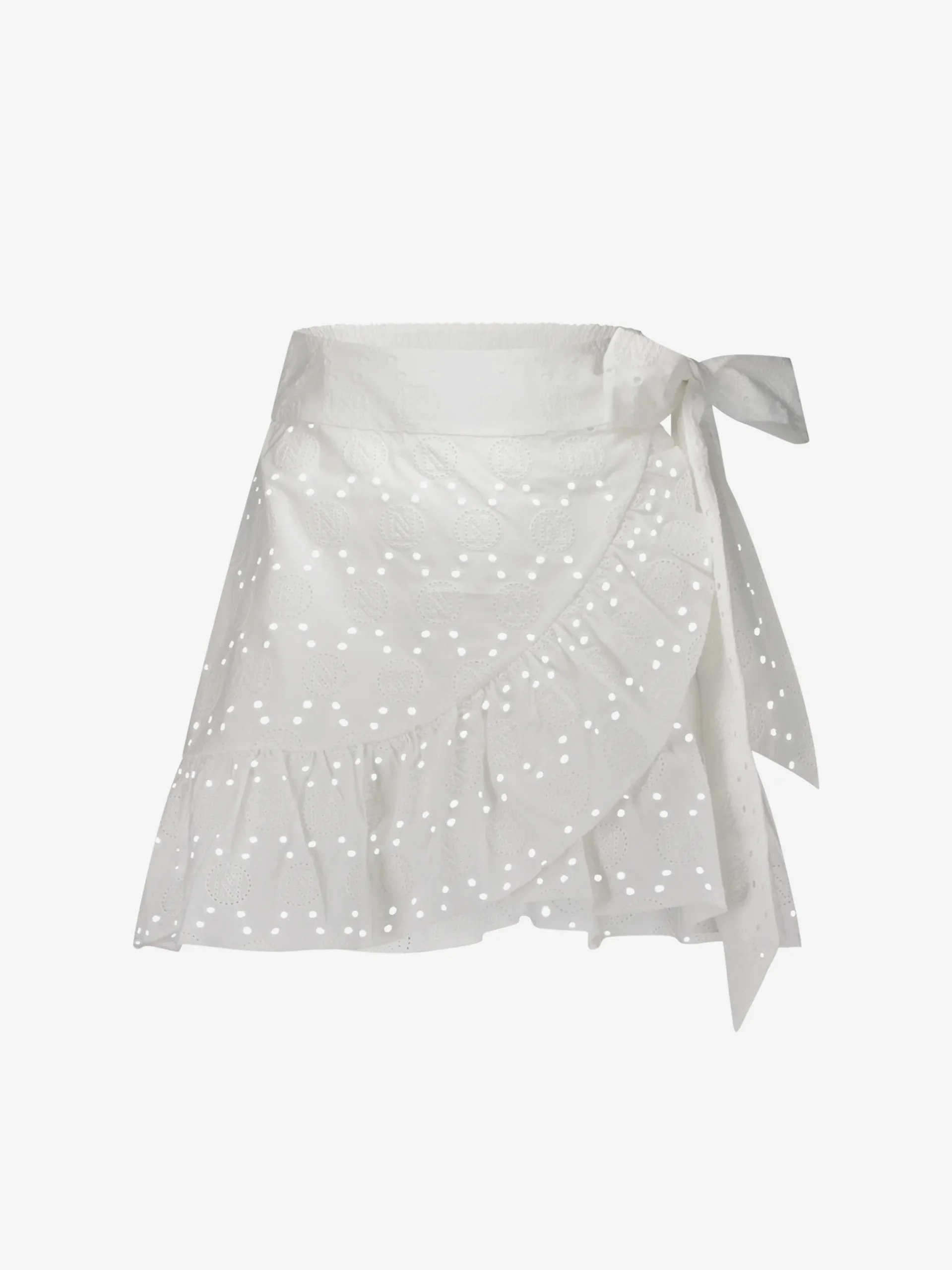 Broderie anglaise wikkelrok