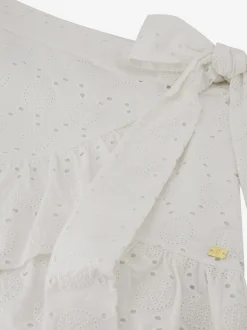 Broderie anglaise wikkelrok