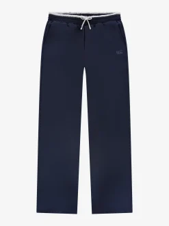 Broek met dubbele tailleband en trekkoord