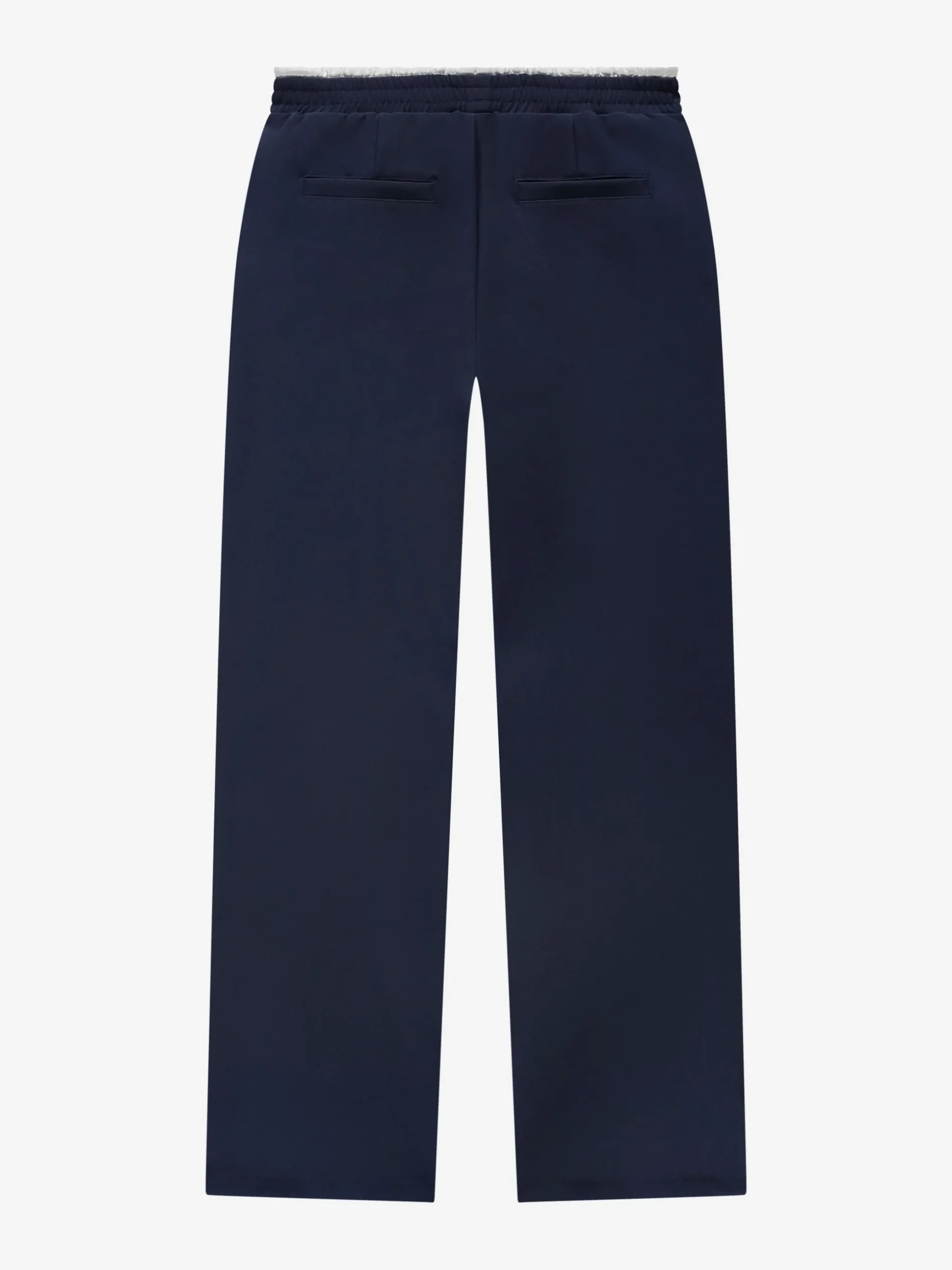 Broek met dubbele tailleband en trekkoord