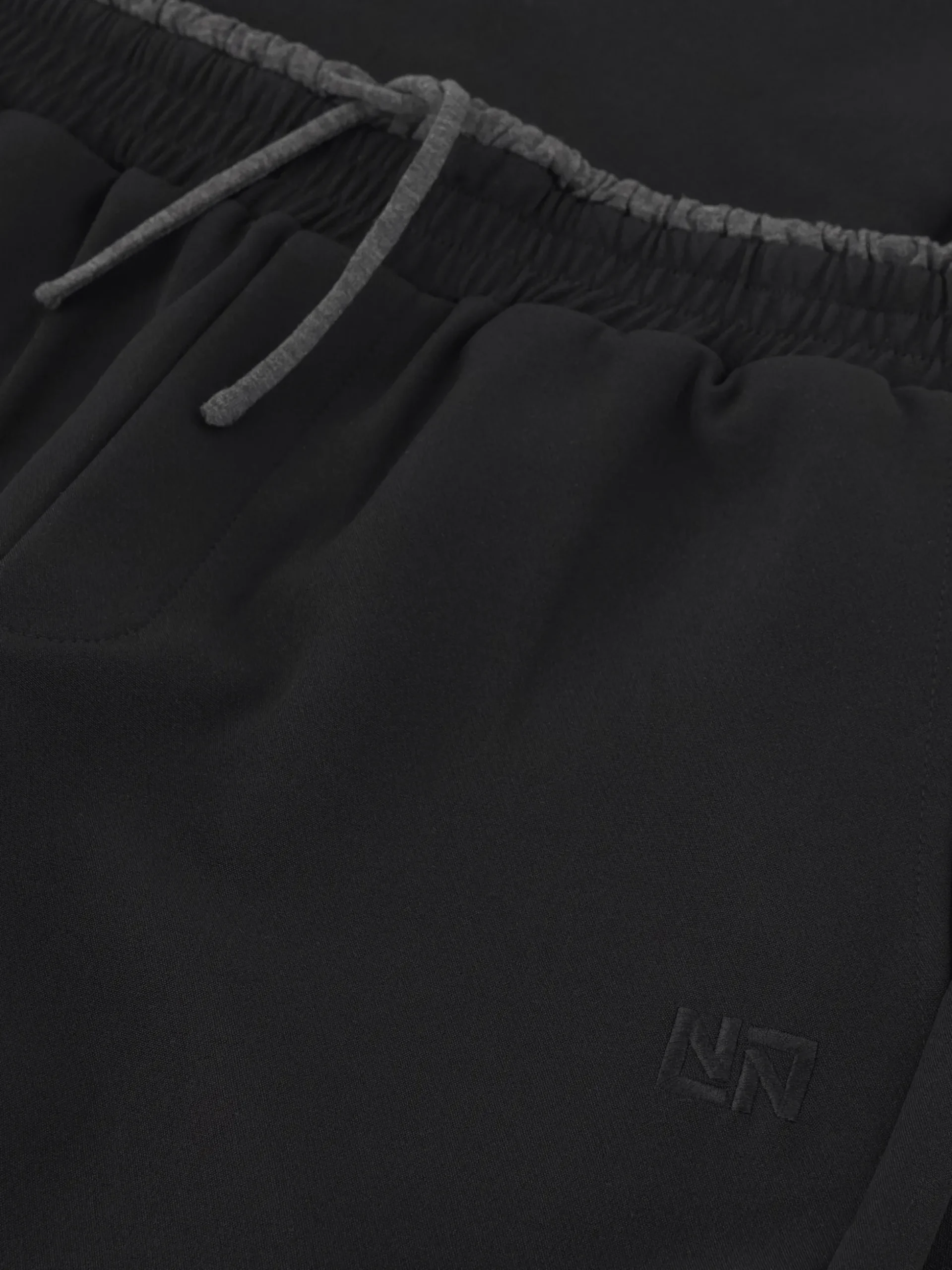 Broek met dubbele tailleband en trekkoord