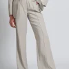 Broek met elastische tailleband en FH logo detail