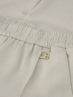 Broek met elastische tailleband en FH logo detail