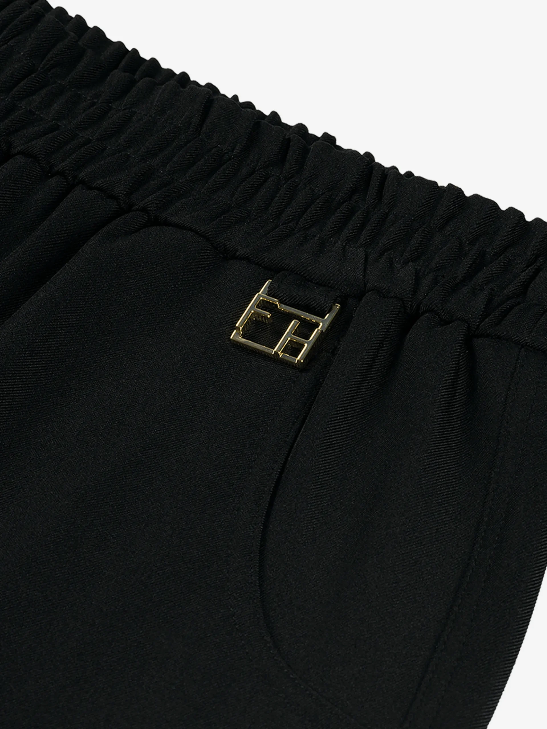 Broek met wijde pijpen en FH logo
