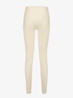 Broek van imitatieleer met hoge taille