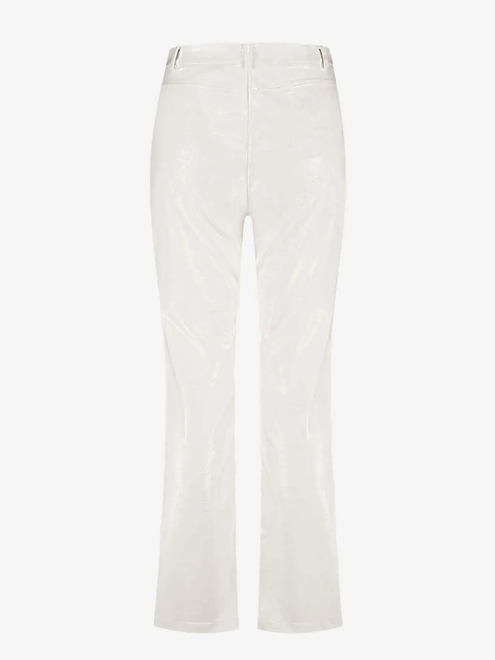 Broek van imitatieleer met craquelu00e9 patroon