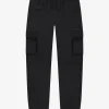 Cargo broek met elastische tailleband en trekkoord