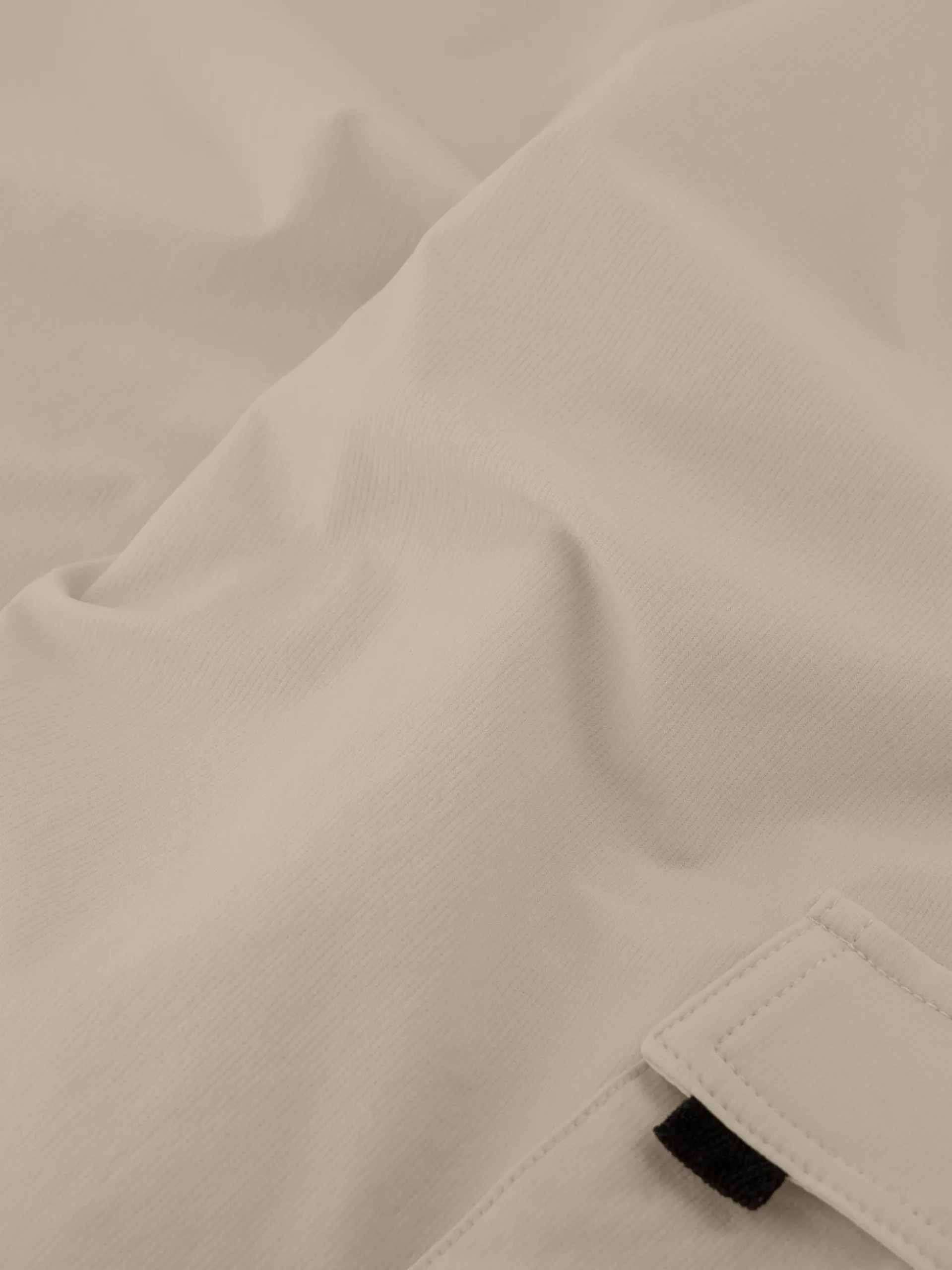 Cargo broek met elastische tailleband en trekkoord