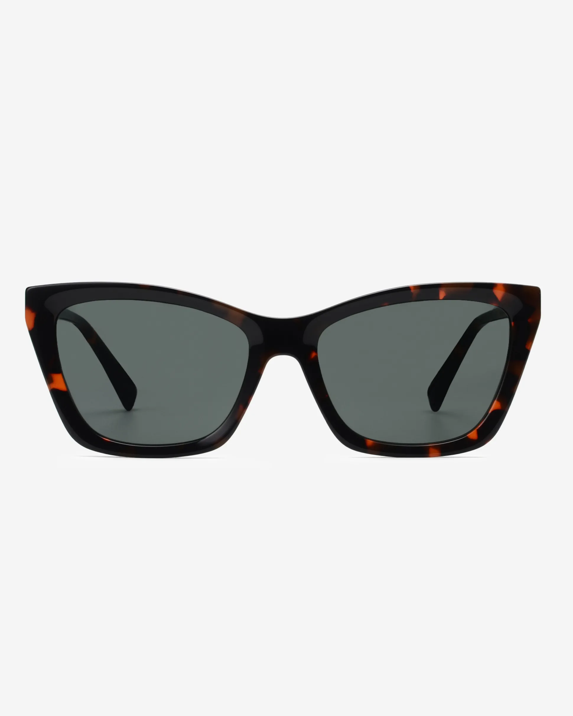 Cat-eye zonnebril met acetaat montuur