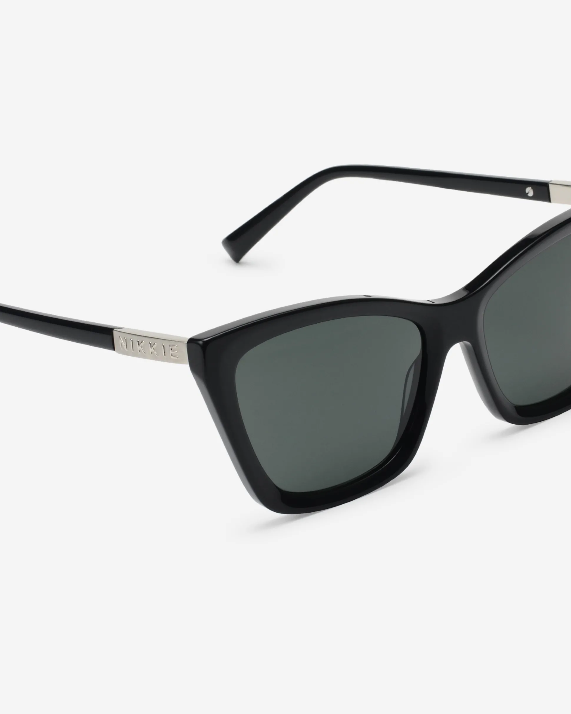 Cat-eye zonnebril met acetaat montuur