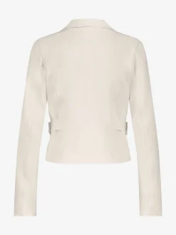 Cropped blazer met gesp detail