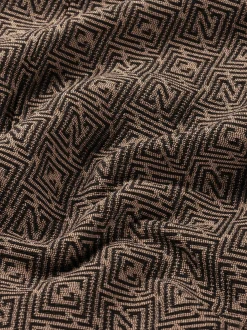 Cropped jack met logo patroon