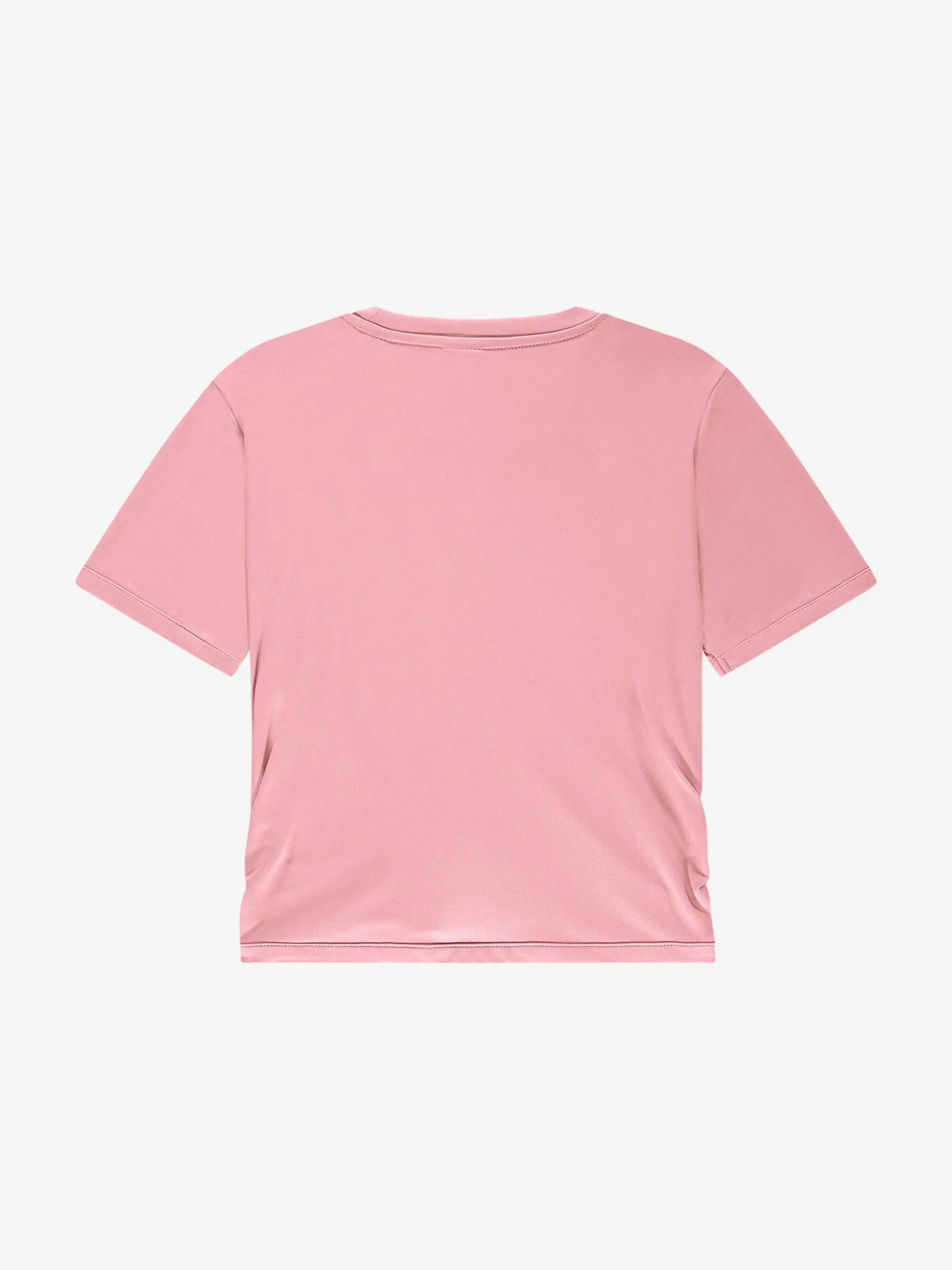 Cropped T-shirt met gedrapeerd detail