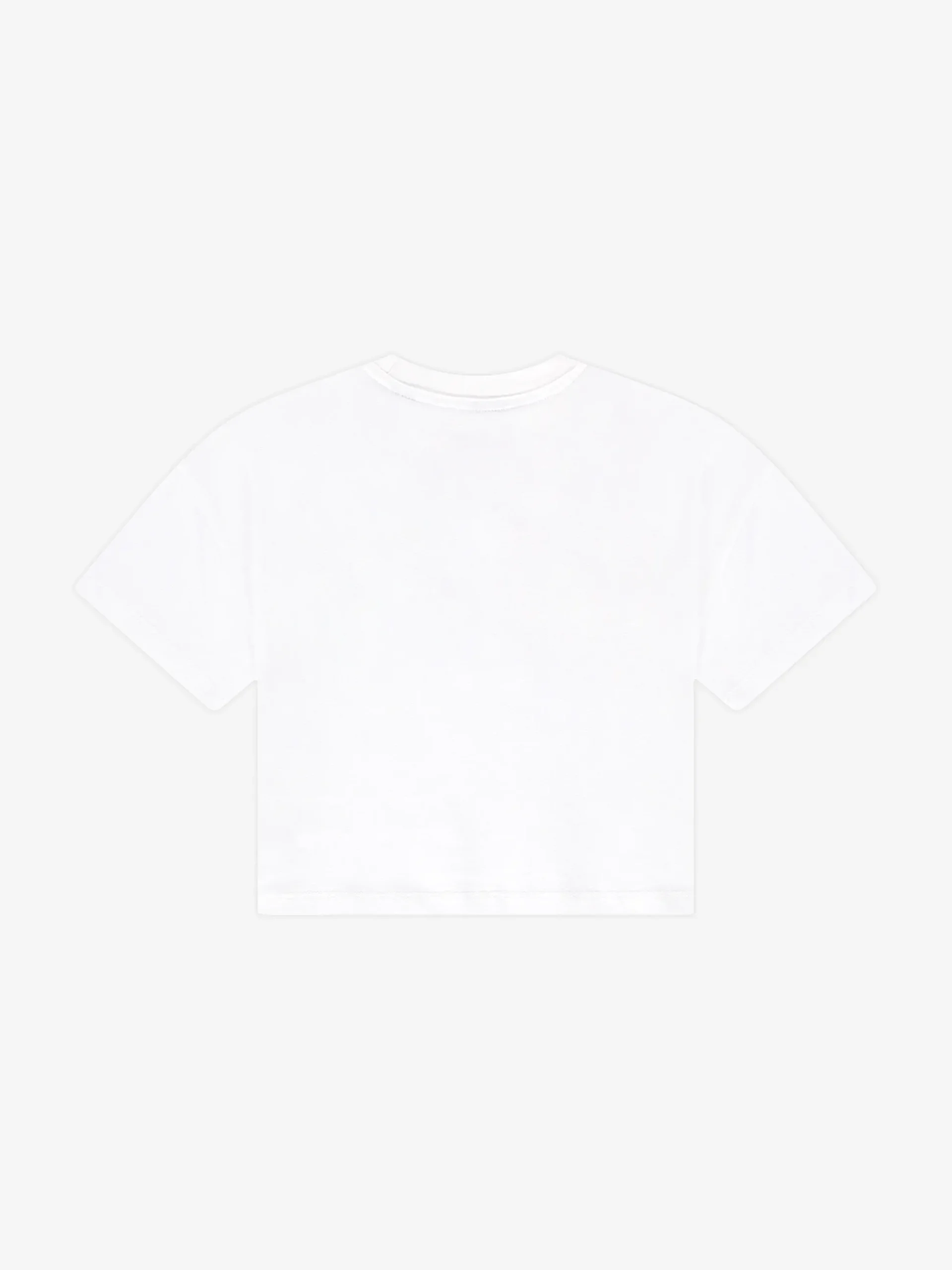 Cropped T-shirt met grafisch NIK&NIK logo