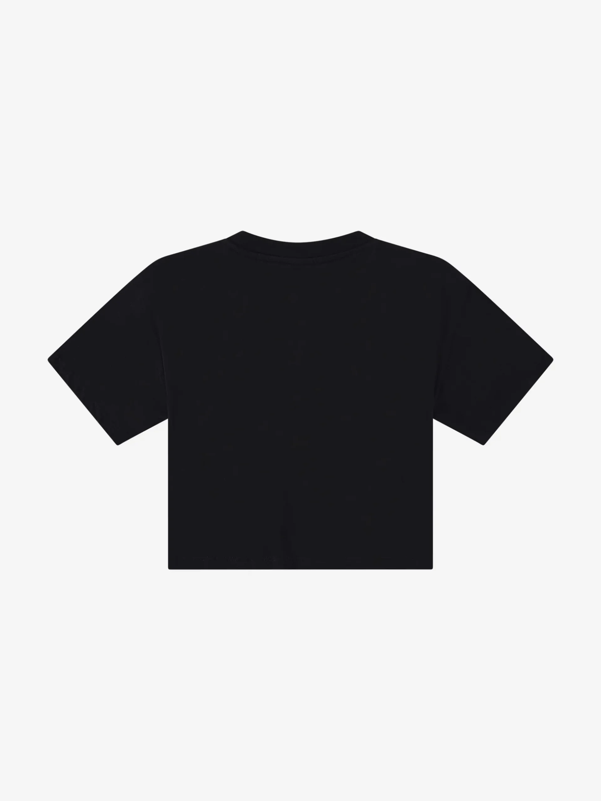 Cropped T-shirt met pailletten NIK&NIK logo
