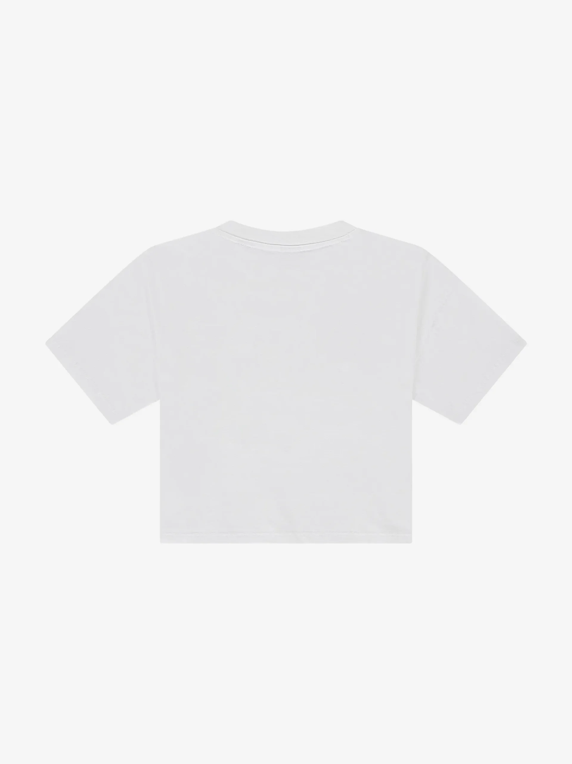 Cropped T-shirt met pailletten NIK&NIK logo