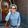 Denim body met omslagrand met N-logo