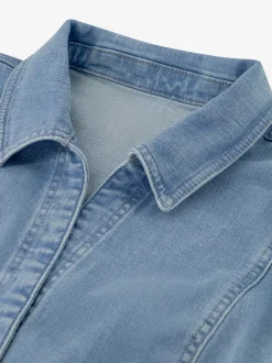 Denim body met omslagrand met N-logo