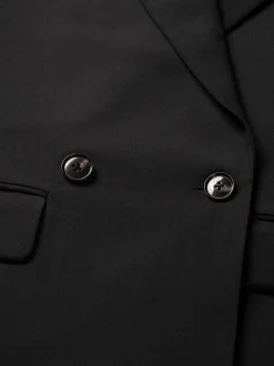 Double-breasted oversized blazer