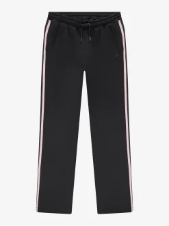 Flared joggingbroek met strepen op zijkanten