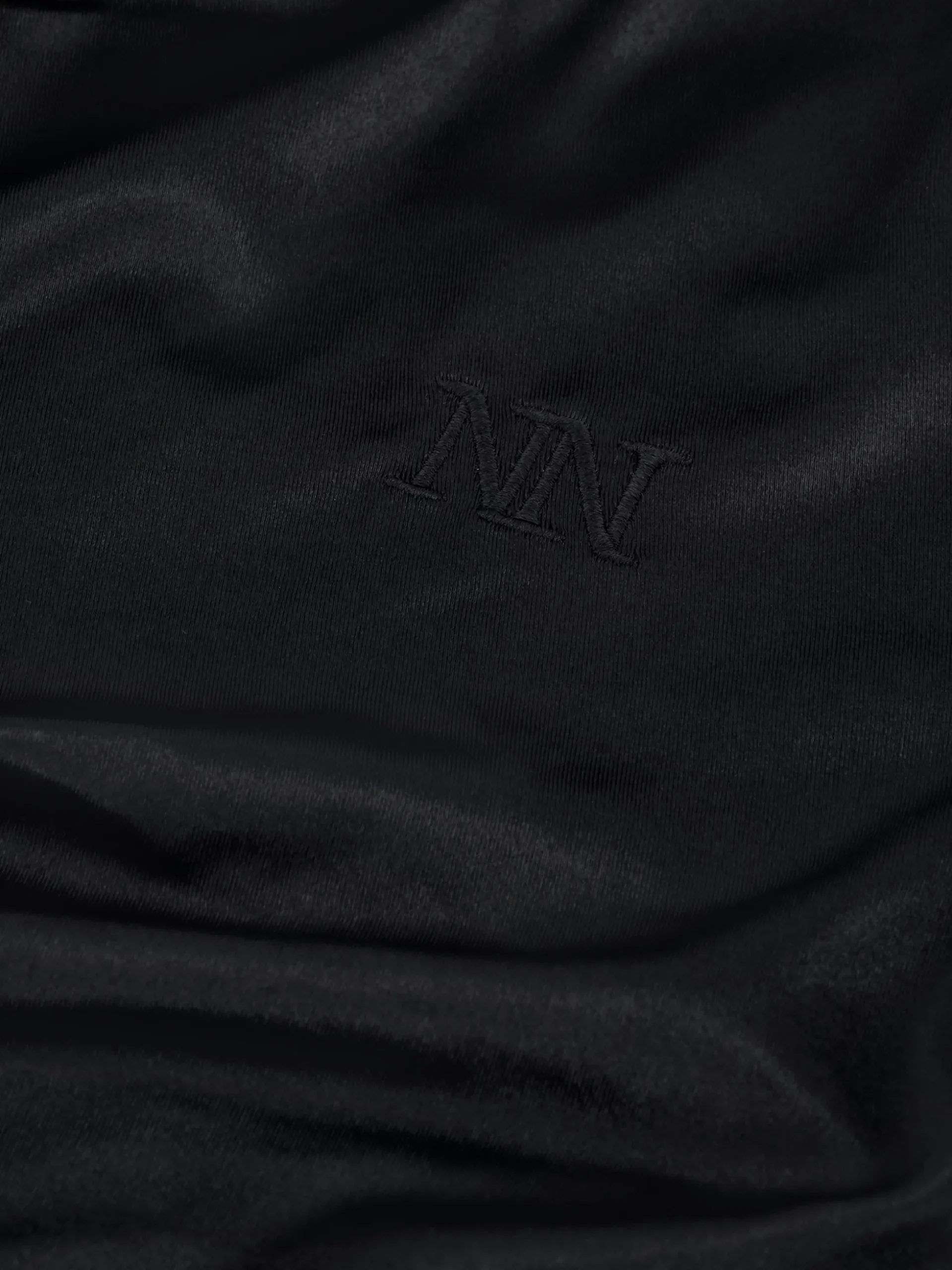 Gedrapeerde jurk met velvet look