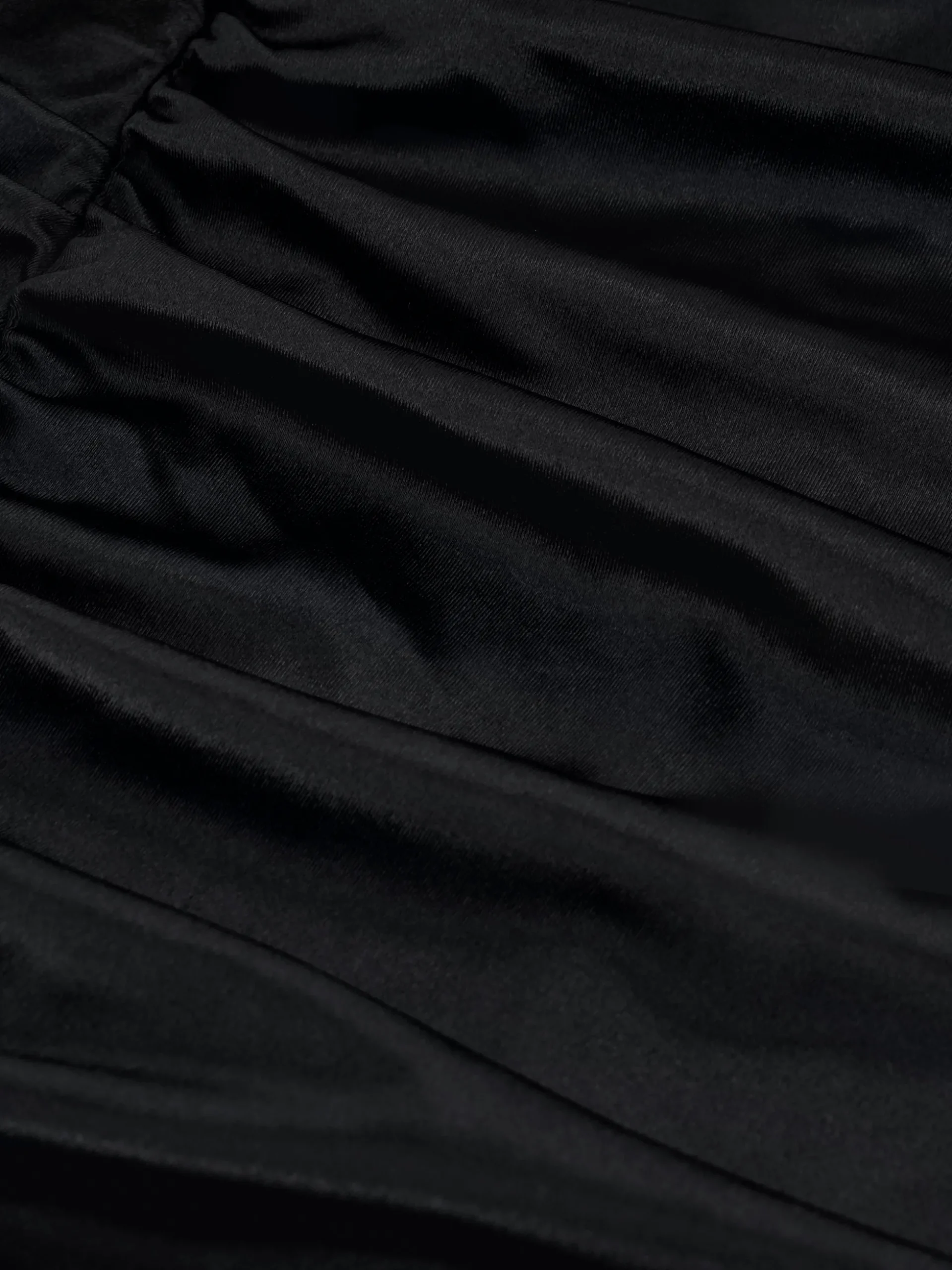 Gedrapeerde jurk met velvet look