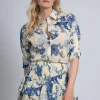 Gelaagde rok met bloemenprint en smock