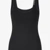 Geribbelde tanktop met FH logo bij hals