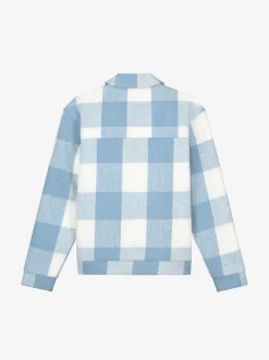 Geruit jack met logo patch