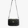 Gewatteerde clutch met hengsel en N-logo