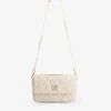 Gewatteerde clutch met hengsel en N-logo